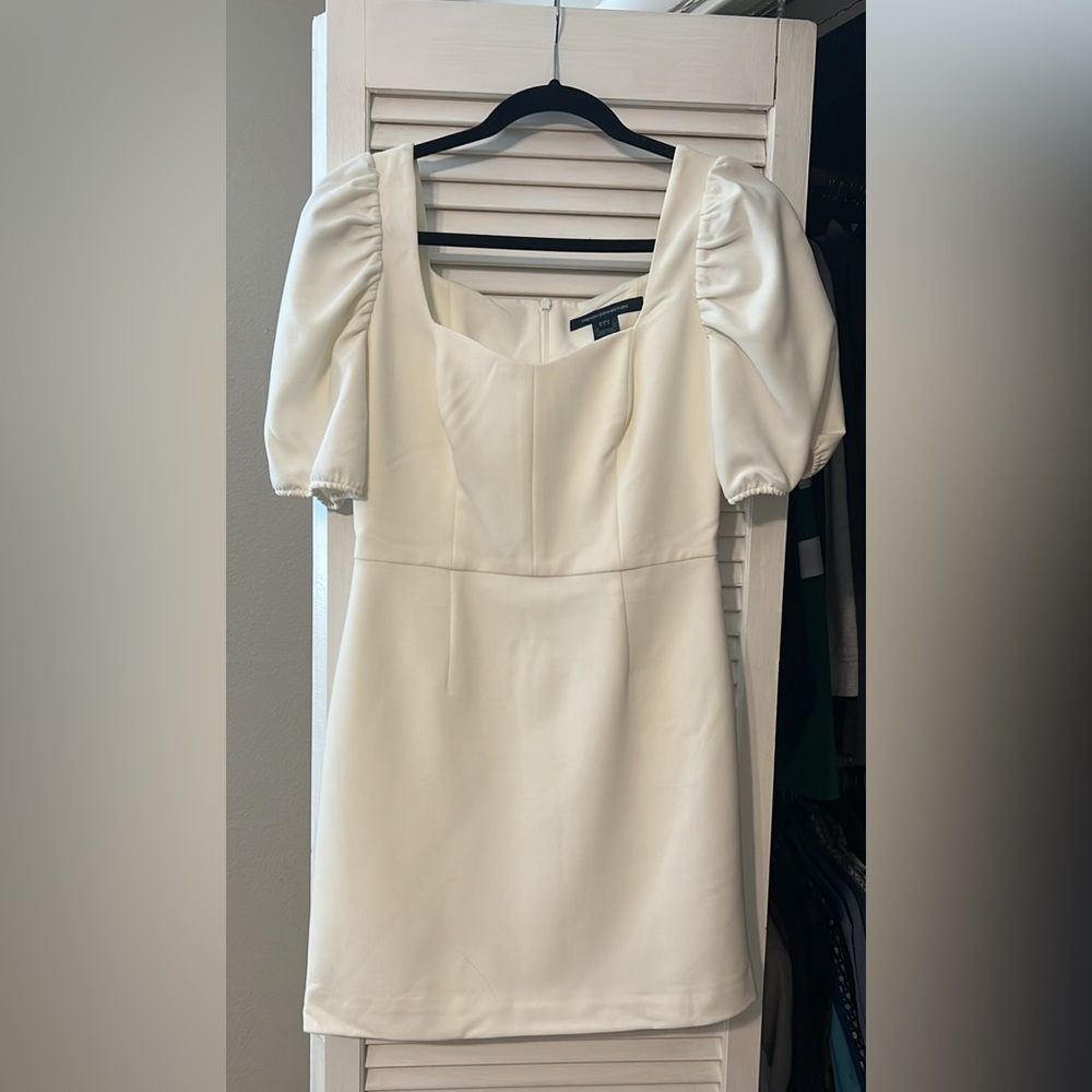 French Connection White Cocktail Dress